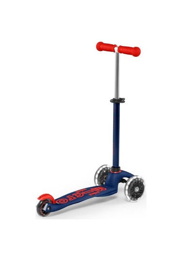 Micro Mini Deluxe Navy Blue Işıklı (LED) Scooter MMD118