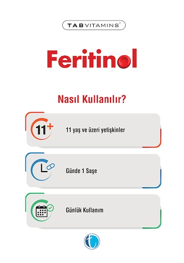 Tabvitamins Feritinol 30 Saşe