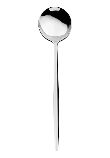 Kitchen Life Paris 6'lı Paslanmaz Çelik Yemek Kaşığı - 18/10 Stainless Steel