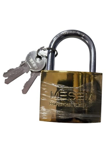 Meşem Asma Kilit Sarı Kısa 63 Mm
