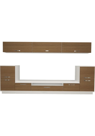 Decoraktiv Trendstyle 9 Slm Tv Ünitesi Tv Sehpası Beyaz - Ceviz