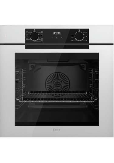 Ferre FRYART-SILENTART Serisi QEP63CB + SC406-WFA + D064-SA Beyaz Ankastre Set