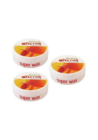 Sector Hairmate Superwax Strong Güçlü Turuncu Wax 150 Ml 3 Adet