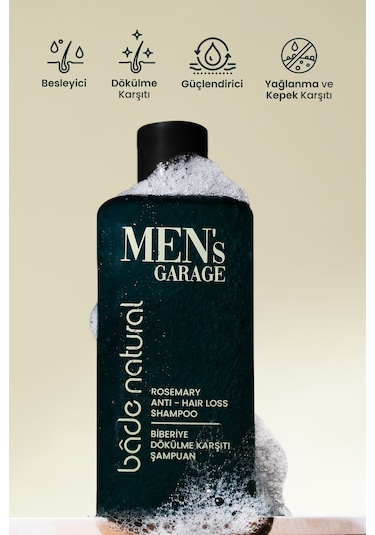 Men's Garage Biberiye Dökülme Karşıtı Şampuan 300 Ml