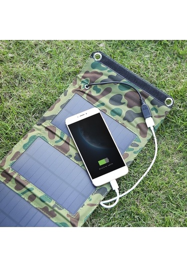 Besthome1 7w Güneş Enerjili Çok Fonksiyonlu Çevre Paketi - Dışarıda Telefon Ve Cihazları Şarj Edin - Taşınabilir, Sulu Dayanıkl