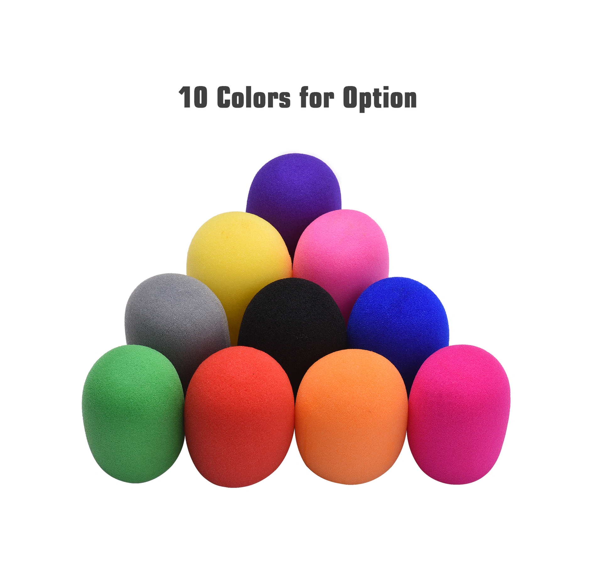 Honmex Mikrofon Muhafaza Örtüsü Ktv Ses Filtresi - Mavi Tekli Paket 60mm Dış Çap 40mm İç Çap