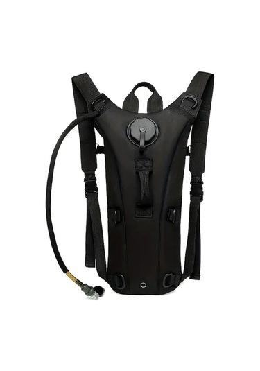 Dashanshop 1 Adet 3l Büyük Kapasiteli Su Torbası Bisiklet Su Çantası Outdoor Spor Tactical Tan Haki