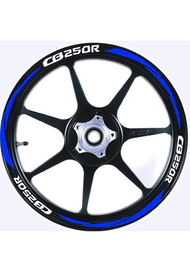 Yeni Özel Motosiklet Jant Şeridi Cb250r Uyumlu Mavi Sağ-sol/ön-arka