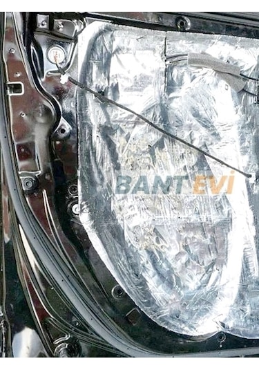 Ziftli Bitüself Oto Ses ve Su Yalıtımı Bandı 15cmx10m Alüminyum Kaplı Çatı İzolasyon Alubütil Bitüm