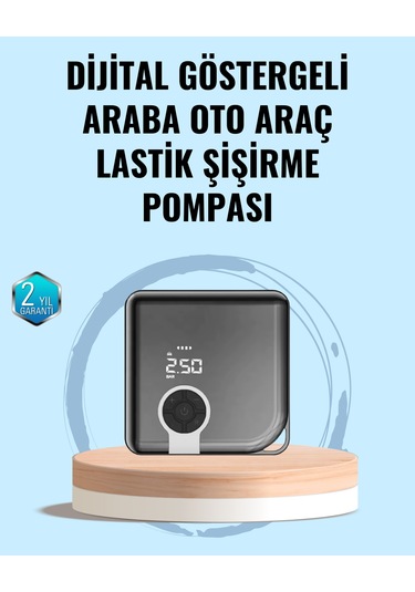 Type-c Şarj Girişli Taşınabilir Elektrikli Hava Pompası