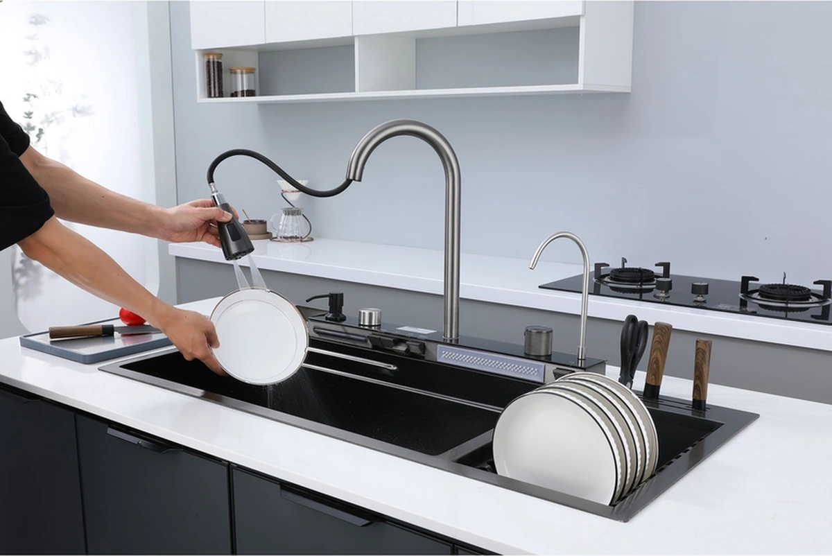 Boheme Marley Bıçaklıklı Evye 100 460 Cm Antrasit