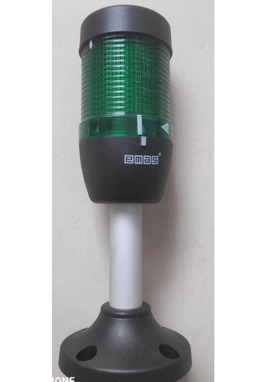 Emas Ik51l220xm03-y ,yeşil-220vac/dc 1-kat Tepe Lamba