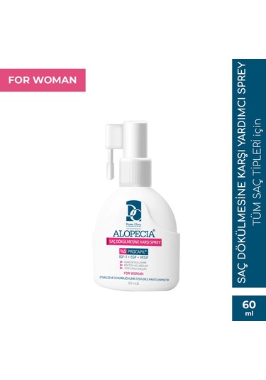 Alopecia Procapil ve IGF İçerikli Kadın Saç Spreyi 60 ML