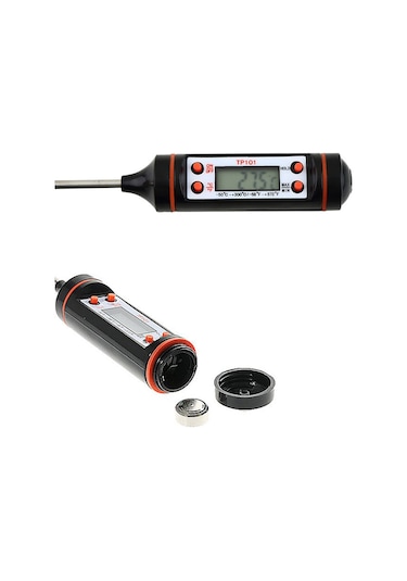 Tp Termometre Daldırma Saplama Dijital Gıda Termometresi Thr163