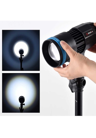 Deyatech 50 W 5500 K Kompakt Odaklama Video Işığı Fotoğraf Spot Işık
