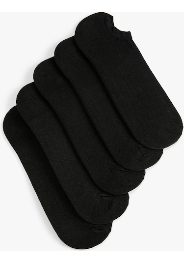 Koton Basic 5'li Görünmez Çorap Seti Siyah 4wam80002aa 4WAM80002AA999 Siyah Koton Basic 5'li Görünmez Çorap Seti Siyah 4wam80002aa 4WAM80002AA999 Siyah