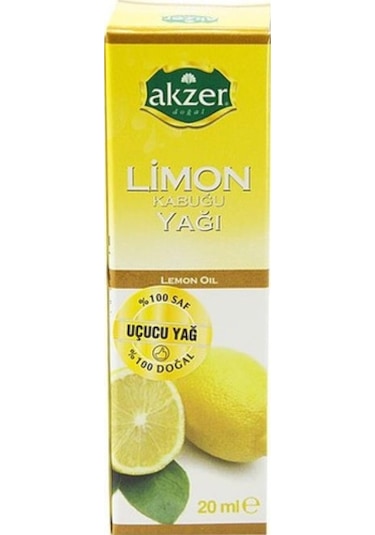 Akzer Limon Kabuğu Yağı 20 ML