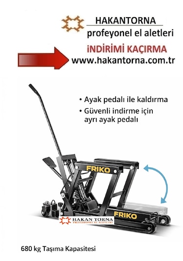 Ht- Friko Motorsiklet Lifti Krikosu 680kg