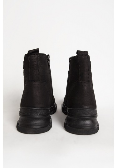 HAMMER JACK 102 21520 MBONN Gerçek Nubuk Deri Erkek Bot Siyah