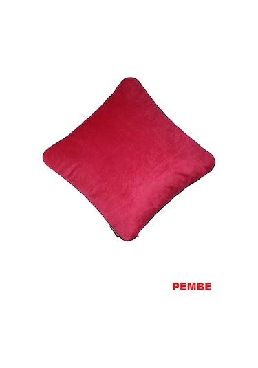 Yaratıcı Tasarım Kadife Kumaşa Biyeli Yastık Kırlent Kılıfı