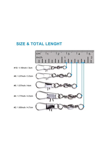 Konnektörlü Premium Balıkçılık Fırdöndüleri 200 Adet
