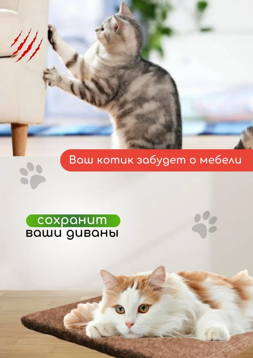 Dovol'nyj Pusistik Kedi Tırmalama Tahtası Yer Yatağı 264975847