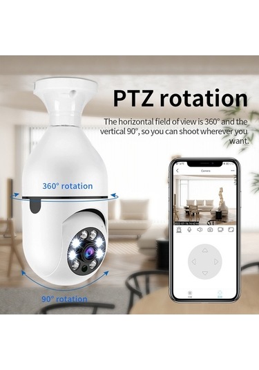 Artfulabode Yönlü Wifi Ve Uzaktan Uygulama Süpermarket Ofis Monitör Mobil Mağaza Konuşma Kamerası Kamera Kablosuz İzleme İnternet İki Hareket Görüşünü Gece Ev Destekler Beyaz Ampul Algılama Alarm Akıllı 2mp 1080p We Beyaz