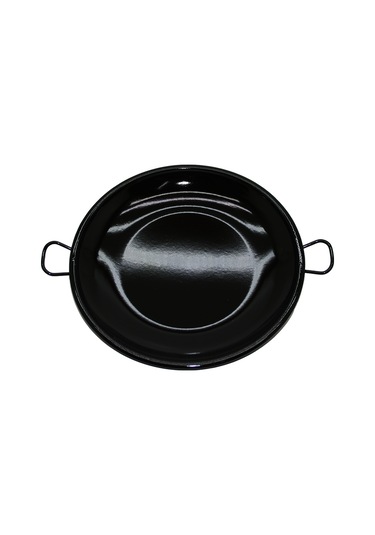 Kulplu Emaye Kavurma Sacı Çap 25 Cm Çok Renkli