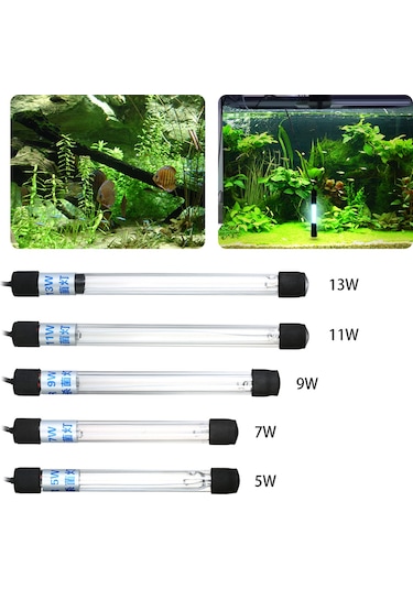 Vkemall Akvaryum Uv Işığı 7w: Alg Temizleyici Ve Sterilizasyon Fonksiyonu - Avrupa Standartı