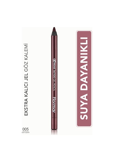 Flormar Extreme Tattoo Akmayan Kajal Göz Kalemi 005 Very Berry