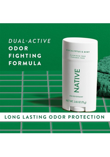 Native Eucalyptus & Mint Alüminyumsuz Stick Deodorant 75gr