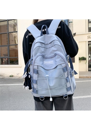 Bayan Üniversite Öğrencileri Için Kore Tarzı Tüm Maçlara Uygun Siyah