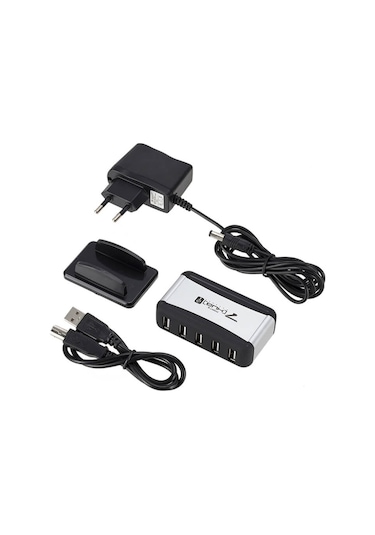 7 Port Usb Çoklayıcı Usb Hub Çoğaltıcı Adaptörlü Pc Notebook