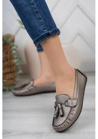 Khayt Tassel Casual Günlük Kadın Babet Ayakkabı