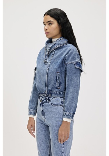 Scarlett Denim Mavi Kadın Ceket-mavi Mavi