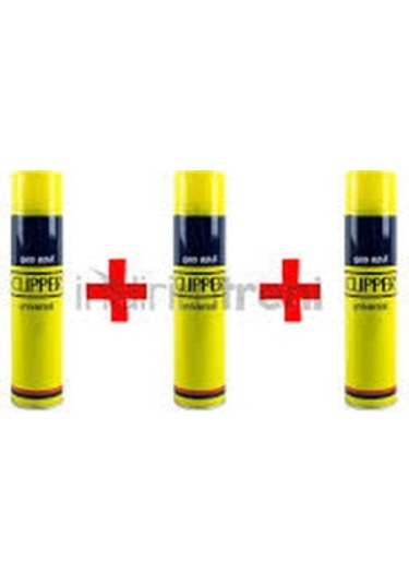 Clipper Gaz Çakmak Gazı 250 Ml x 3 Adet