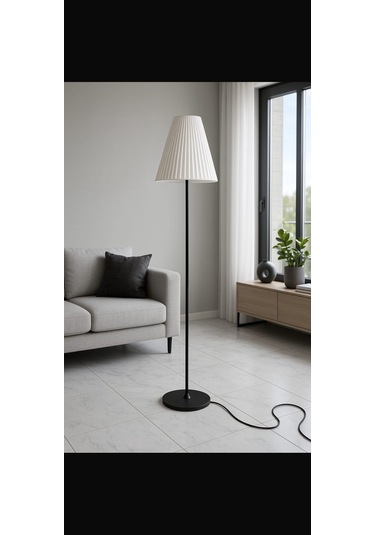 Anatolia Şık Modern Tarzda Salon / Oturma Odası Lambader Beyaz