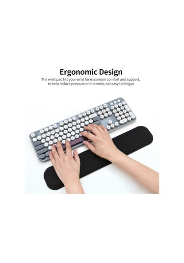 Xindoker Bilgisayar Bilek Desteği - Hafızalı Köpük, Ergonomik Ve Nefes Alabilir Kumaş, 46cm Çok Renk Seçeneği