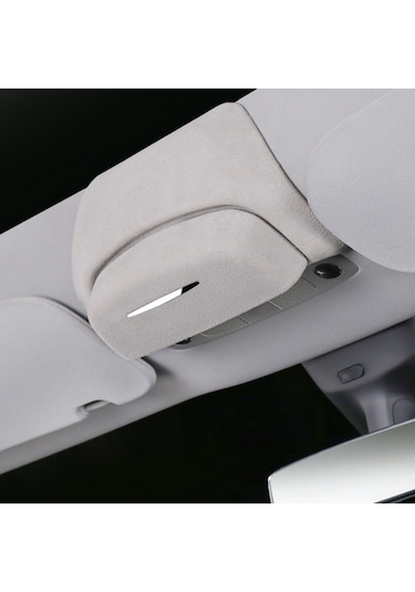 Araba Gözlük Kutusu Gözlük Kutusu Güneş Gözlüğü Tutucu Otomotiv İç Mekan Depolama Kutusu Tesla Model Y İçin Kolay Kurulum Değiştirme