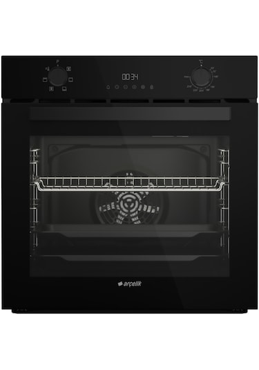Arçelik AFC 330 S Fibona Siyah Ankastre Fırın