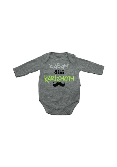 Miniworld Erkek Bebek Karizma Baskılı Lacivert 3'lü Badi Takımı 16748 001