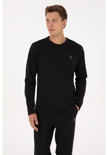 U.s. Polo Assn. Erkek Siyah Pijama Takım 50318602-vr046 Siyah
