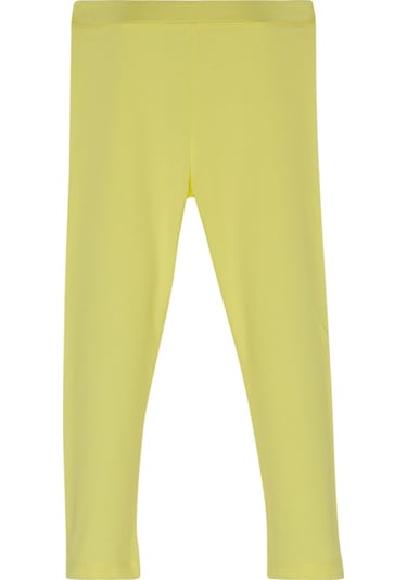 Lovetti Açık Sarı Kız Çocuk Tam Boy Düz Basıc Tayt 5262S016 Açık Sarı
