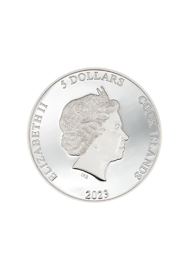 AgaKulche Bukalemun 2023 1 Ons Gümüş Sikke Coin