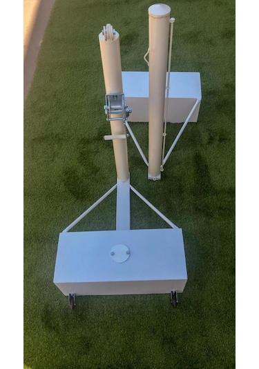 Adelinspor Via Gerdirme Aparatlı Makaralı Seyyar Tenis Direği