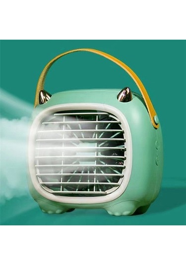 Soğutma Klima Masaüstü Usb Mini Taşınabilir Yurt Dilsiz Ofis Şarj Soğutma Suyu Püskürtme Fanı Beyaz Qvg9ıx Var Ayaklı Beyaz 5 Adetten Az