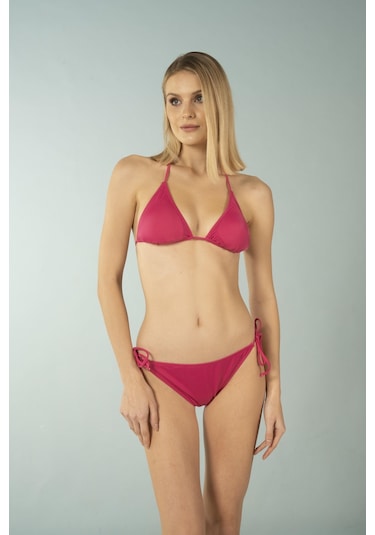 Estiva Üçgen İpli Bikini Takımı - Pembe