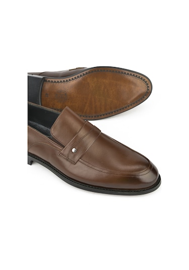 Ziya, Erkek Hakiki Deri Klasik Ayakkabı 13348z087 Kahve