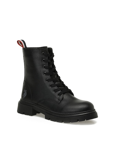 U.s. Polo Assn. Halles 5pr Siyah Kadın Bot Siyah