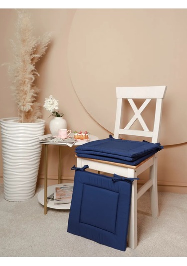 Mercity 40x40 4 Adet Sandalye Yastık Seti - Lacivert 434463774 Mavi